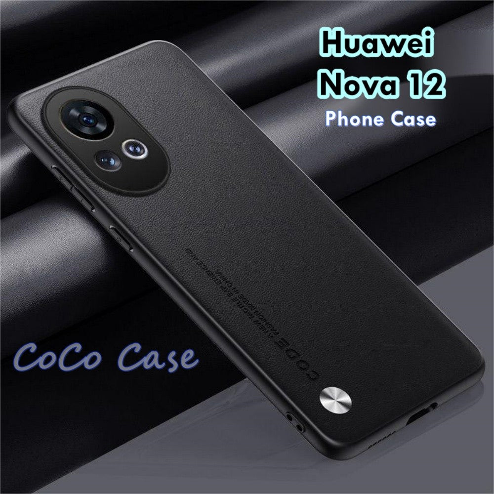 For Huawei Nova 12 Cover Silicone Professional Full Case Classic Simple Solid Color Phone Case Cover sweatproof