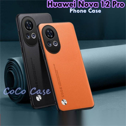 For Huawei Nova 12 Pro Cover Silicone Professional Full Case Classic Simple Solid Color Phone Case Cover sweatproof