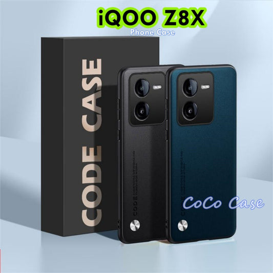 For iQOO Z8X Cover Silicone Professional Full Case Classic Simple Solid Color Phone Case Cover sweatproof