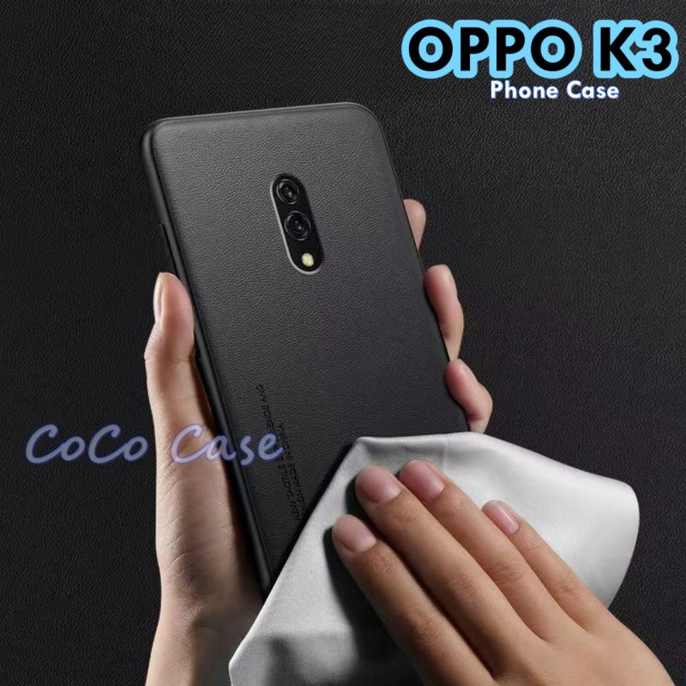 For OPPO K3 Cover Silicone Professional Full Case Classic Simple Solid Color Phone Case Cover sweatproof