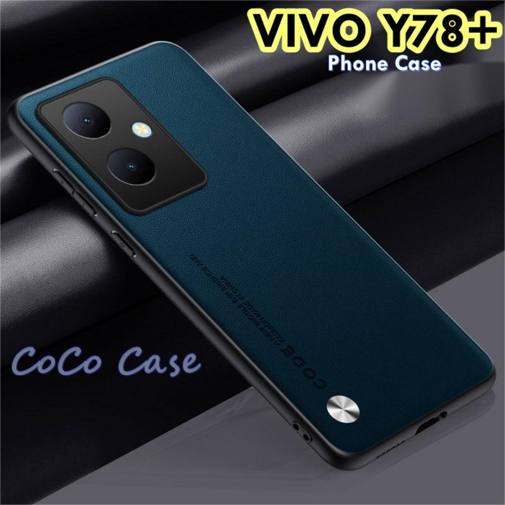 For VIVO Y78+ Cover Silicone Professional Full Case Classic Simple Solid Color Phone Case Cover sweatproof