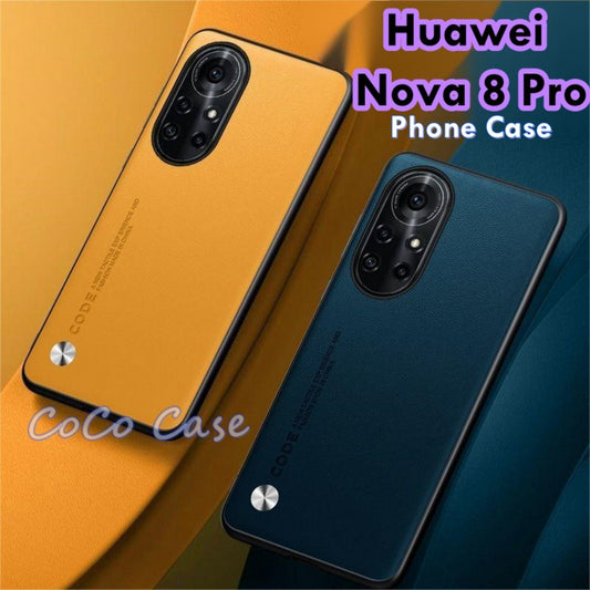 For Huawei Nova 8 Pro Cover Silicone Professional Full Case Classic Simple Solid Color Phone Case Cover sweatproof
