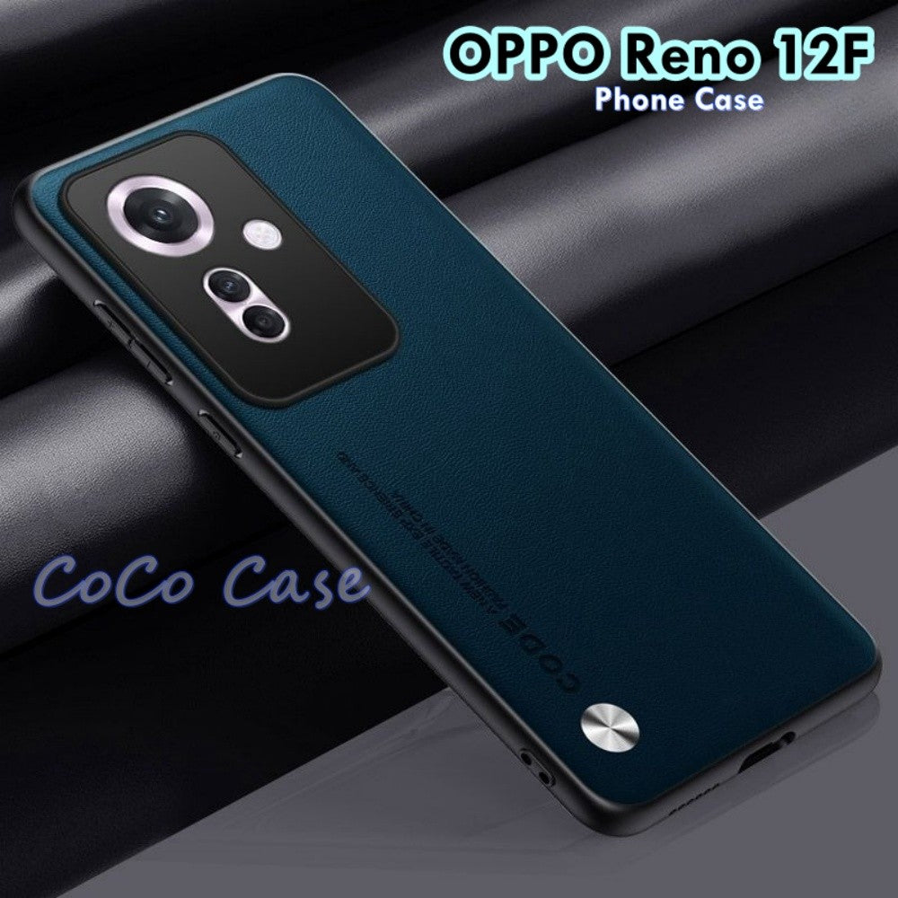 For OPPO Reno 12F Cover Silicone Professional Full Case Classic Simple Solid Color Phone Case Cover sweatproof