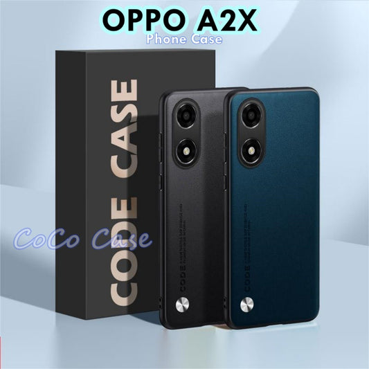 For OPPO A2X Cover Silicone Professional Full Case Classic Simple Solid Color Phone Case Cover sweatproof