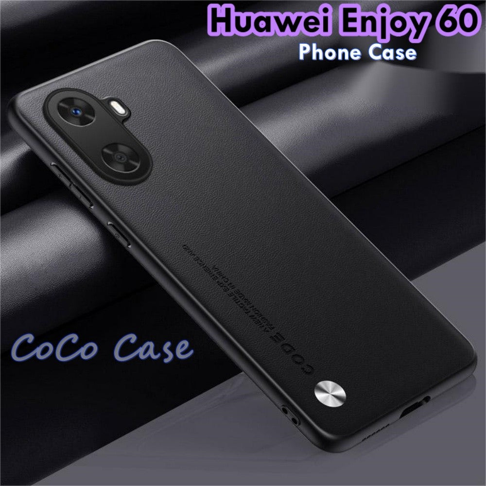 For Huawei Enjoy 60 Cover Silicone Professional Full Case Classic Simple Solid Color Phone Case Cover sweatproof
