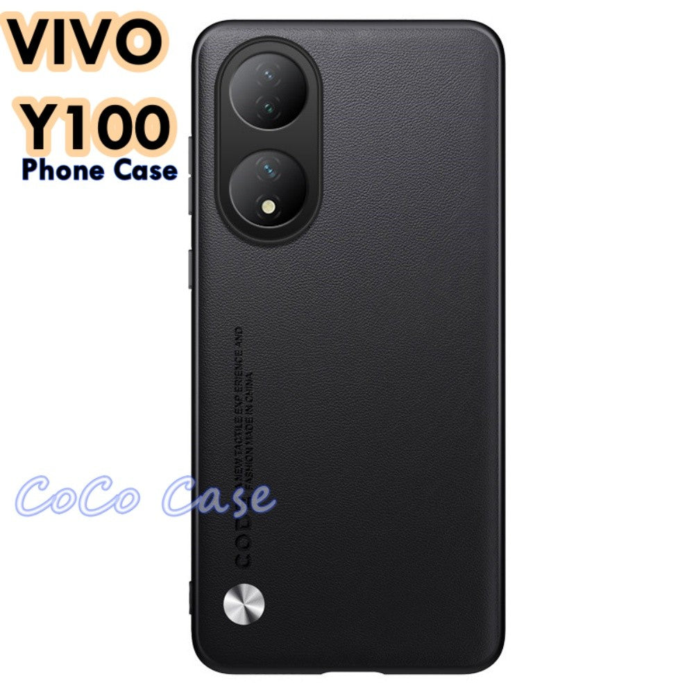 For VIVO Y100 Cover Silicone Professional Full Case Classic Simple Solid Color Phone Case Cover sweatproof