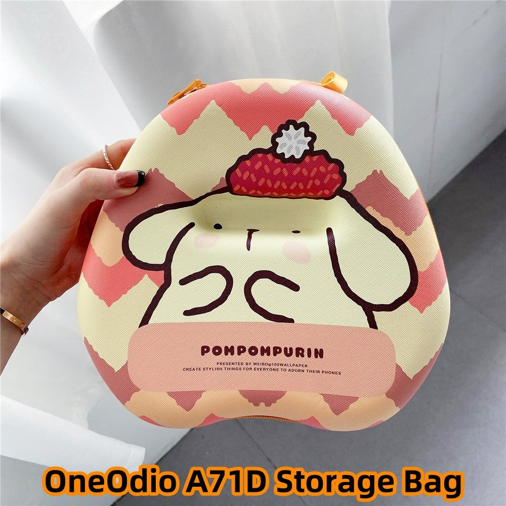 For OneOdio A71D Headphone Case Cartoon Creative Patterns Headset Earpads Storage Bag Casing Box