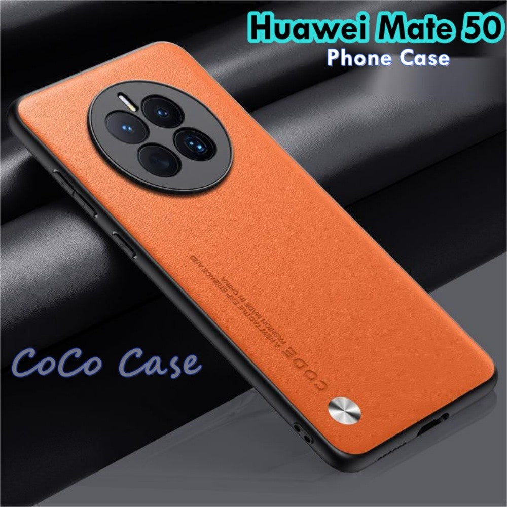 For Huawei Mate 50 Cover Silicone Professional Full Case Classic Simple Solid Color Phone Case Cover sweatproof