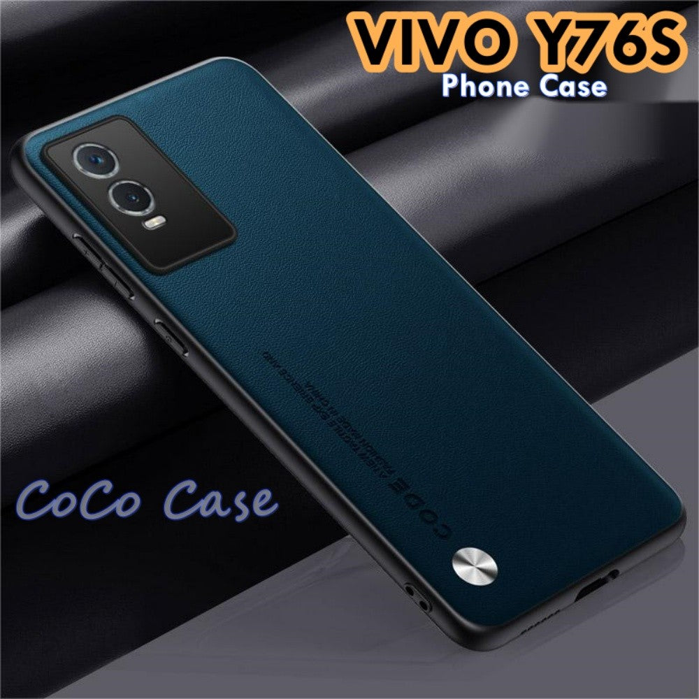 For VIVO Y76S Cover Silicone Professional Full Case Classic Simple Solid Color Phone Case Cover sweatproof