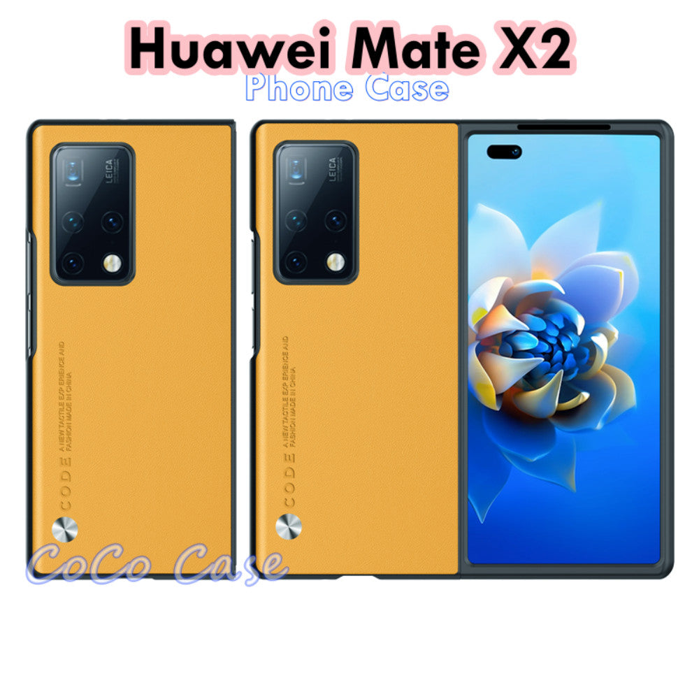For Huawei Mate X2 Cover Silicone Professional Full Case Classic Simple Solid Color Phone Case Cover sweatproof