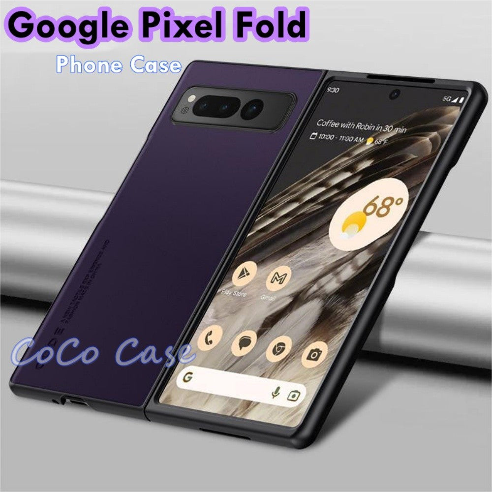 For Google Pixel Fold Cover Silicone Professional Full Case Classic Simple Solid Color Phone Case Cover sweatproof