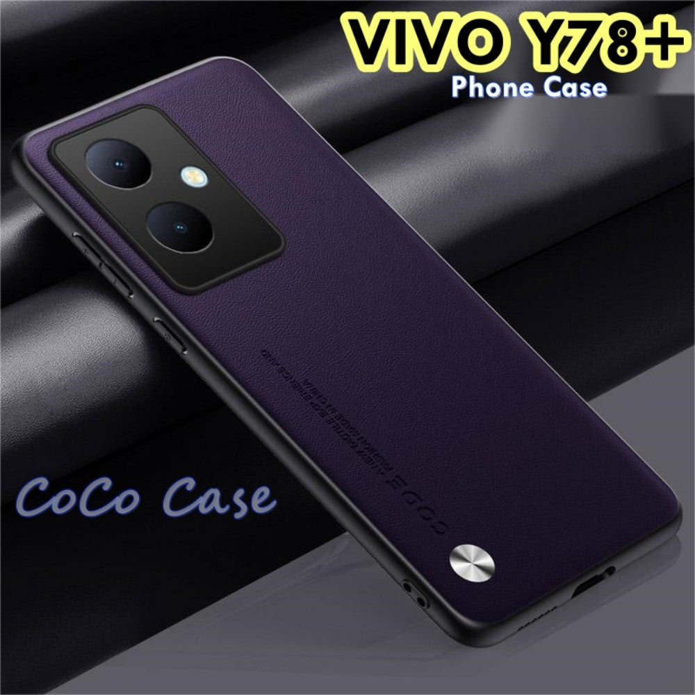 For VIVO Y78+ Cover Silicone Professional Full Case Classic Simple Solid Color Phone Case Cover sweatproof