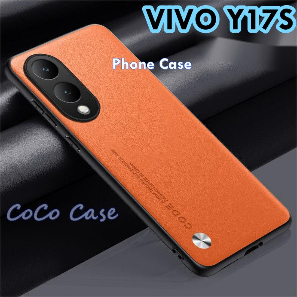 For VIVO Y17S Cover Silicone Professional Full Case Classic Simple Solid Color Phone Case Cover sweatproof