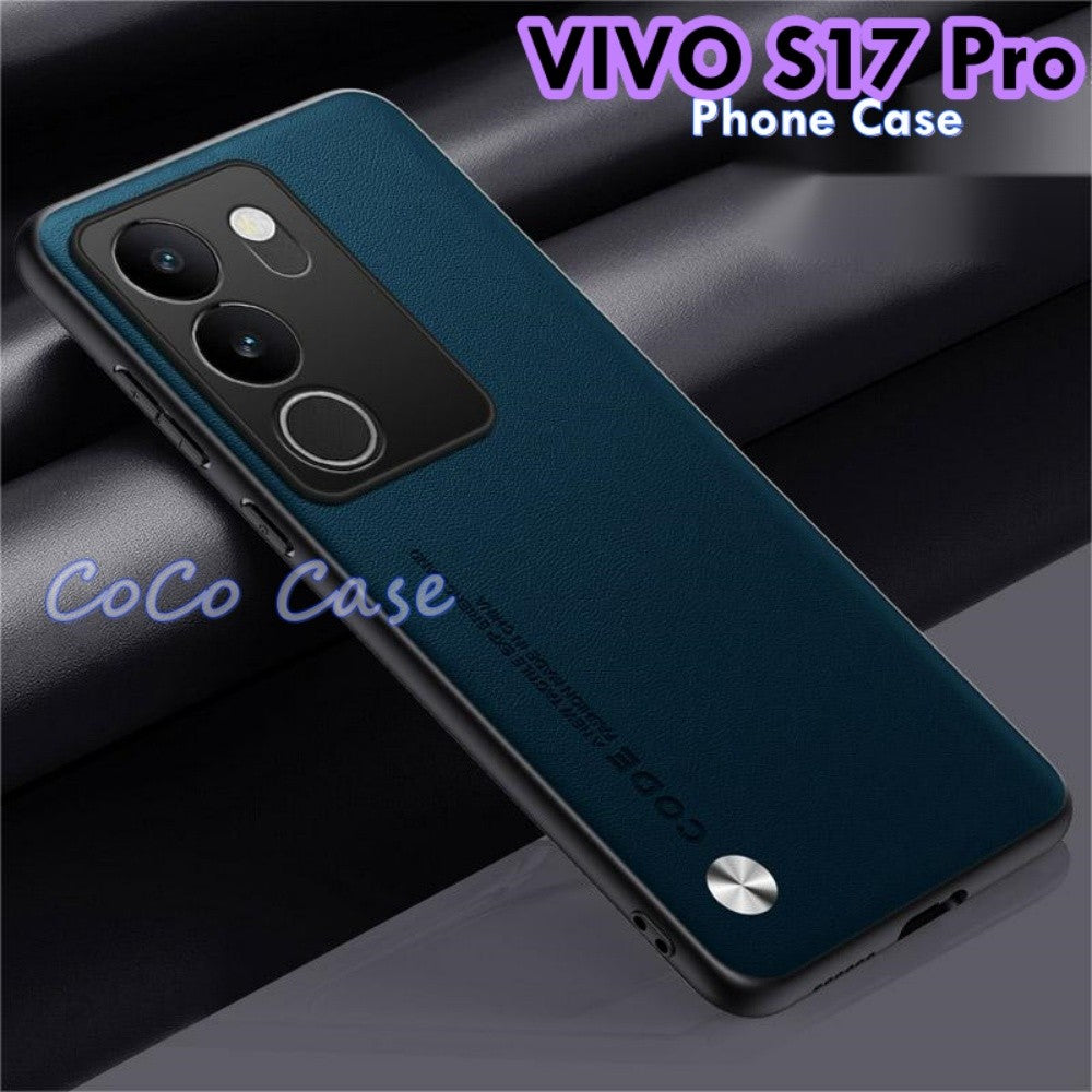 For VIVO S17 Pro Cover Silicone Professional Full Case Classic Simple Solid Color Phone Case Cover sweatproof