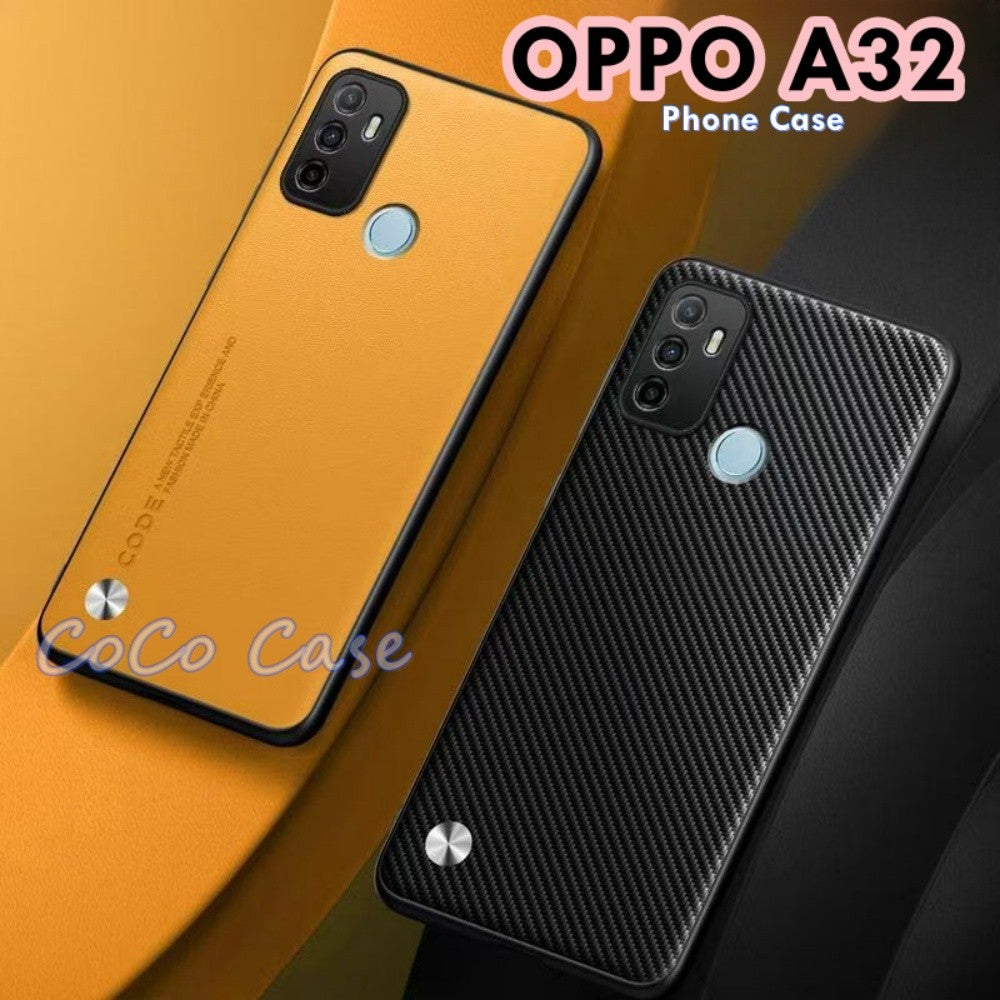 For OPPO A32 Cover Silicone Professional Full Case Classic Simple Solid Color Phone Case Cover sweatproof