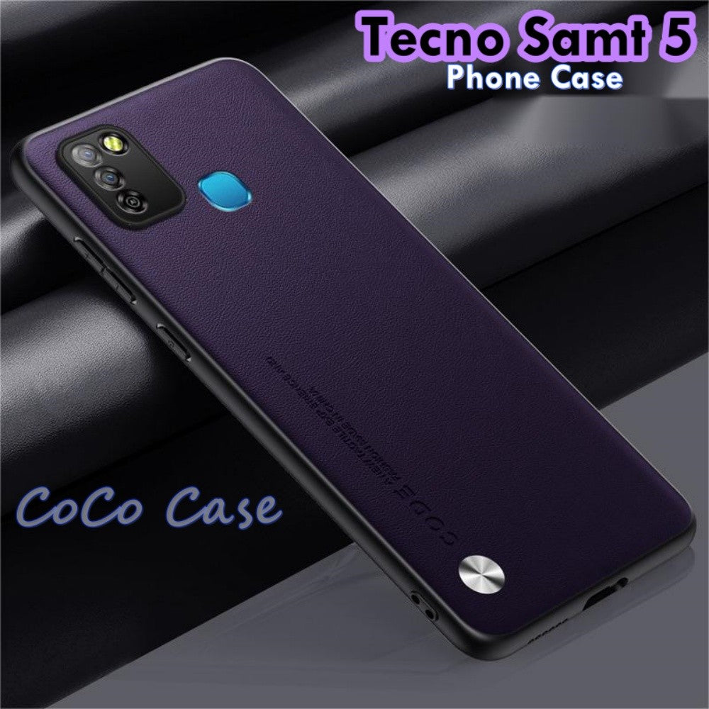 For Tecno Samt 5 Cover Silicone Professional Full Case Classic Simple Solid Color Phone Case Cover sweatproof