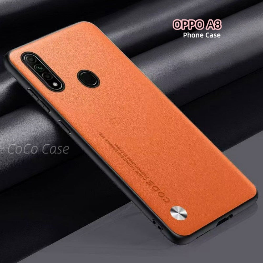 For OPPO A8 Cover Silicone Professional Full Case Classic Simple Solid Color Phone Case Cover sweatproof