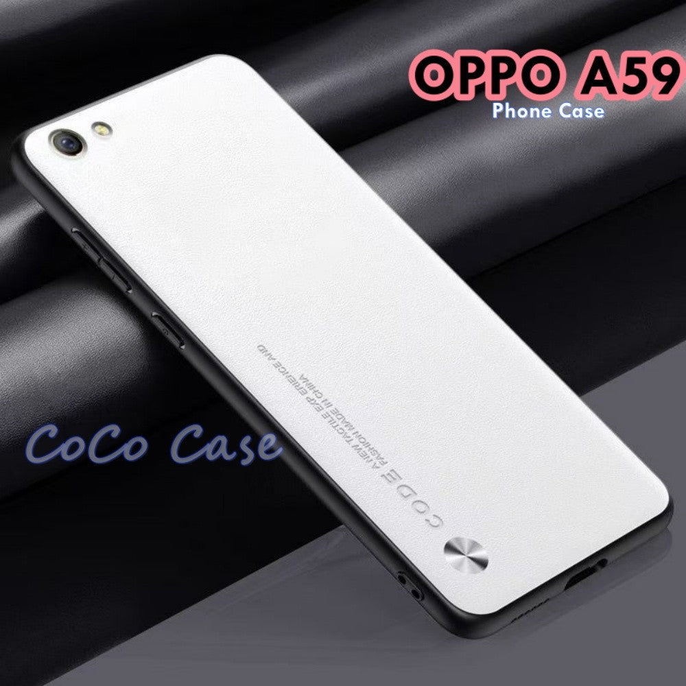 For OPPO A59 Cover Silicone Professional Full Case Classic Simple Solid Color Phone Case Cover sweatproof