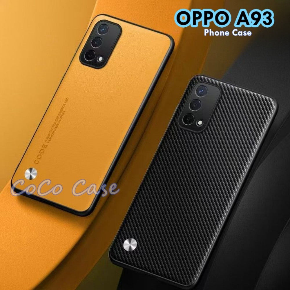 For OPPO A93 Cover Silicone Professional Full Case Classic Simple Solid Color Phone Case Cover sweatproof