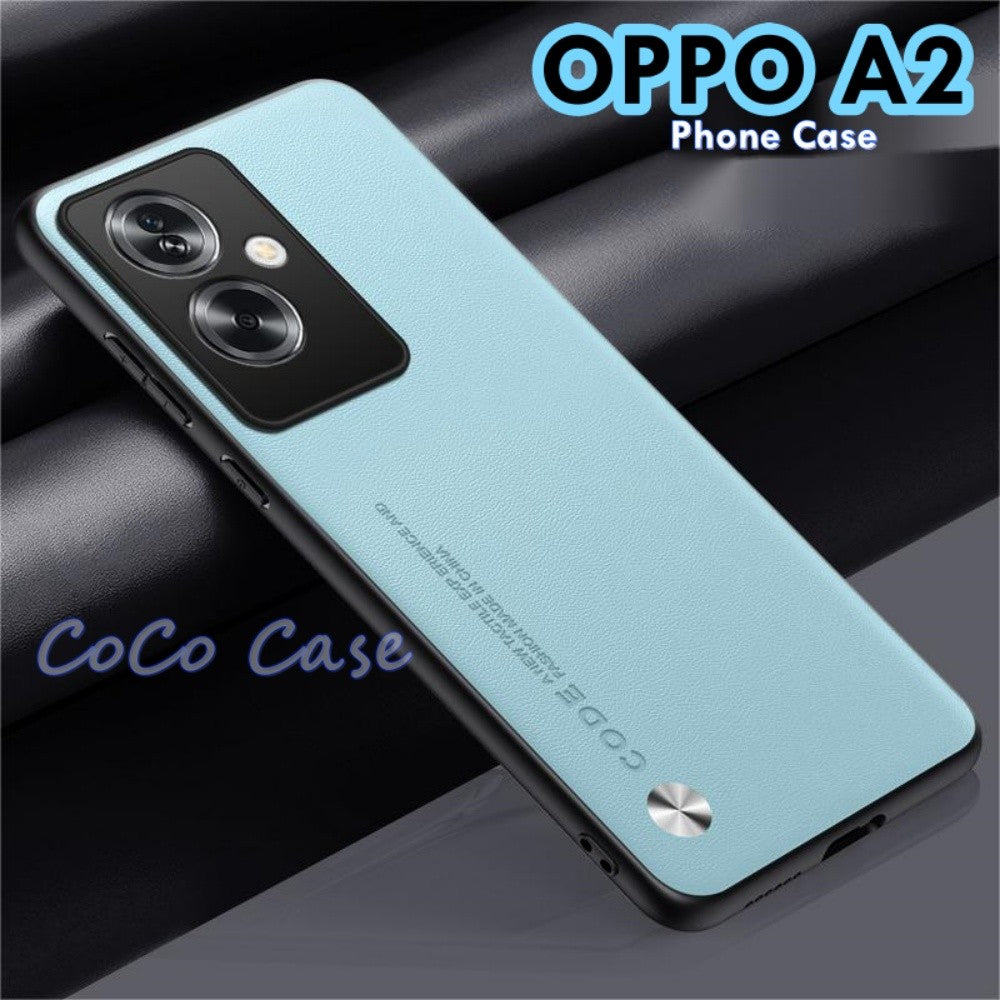 For OPPO A2 Cover Silicone Professional Full Case Classic Simple Solid Color Phone Case Cover sweatproof