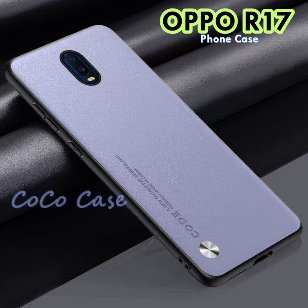 For OPPO R17 Cover Silicone Professional Full Case Classic Simple Solid Color Phone Case Cover sweatproof