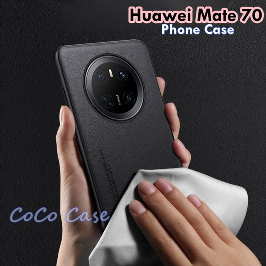 For Huawei Mate 70 Cover Silicone Professional Full Case Classic Simple Solid Color Phone Case Cover sweatproof