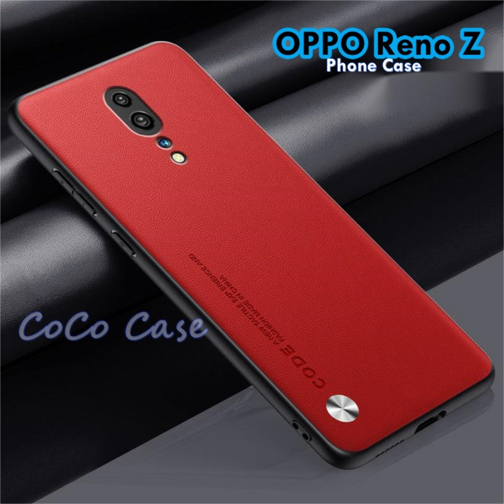 For OPPO Reno Z Cover Silicone Professional Full Case Classic Simple Solid Color Phone Case Cover sweatproof