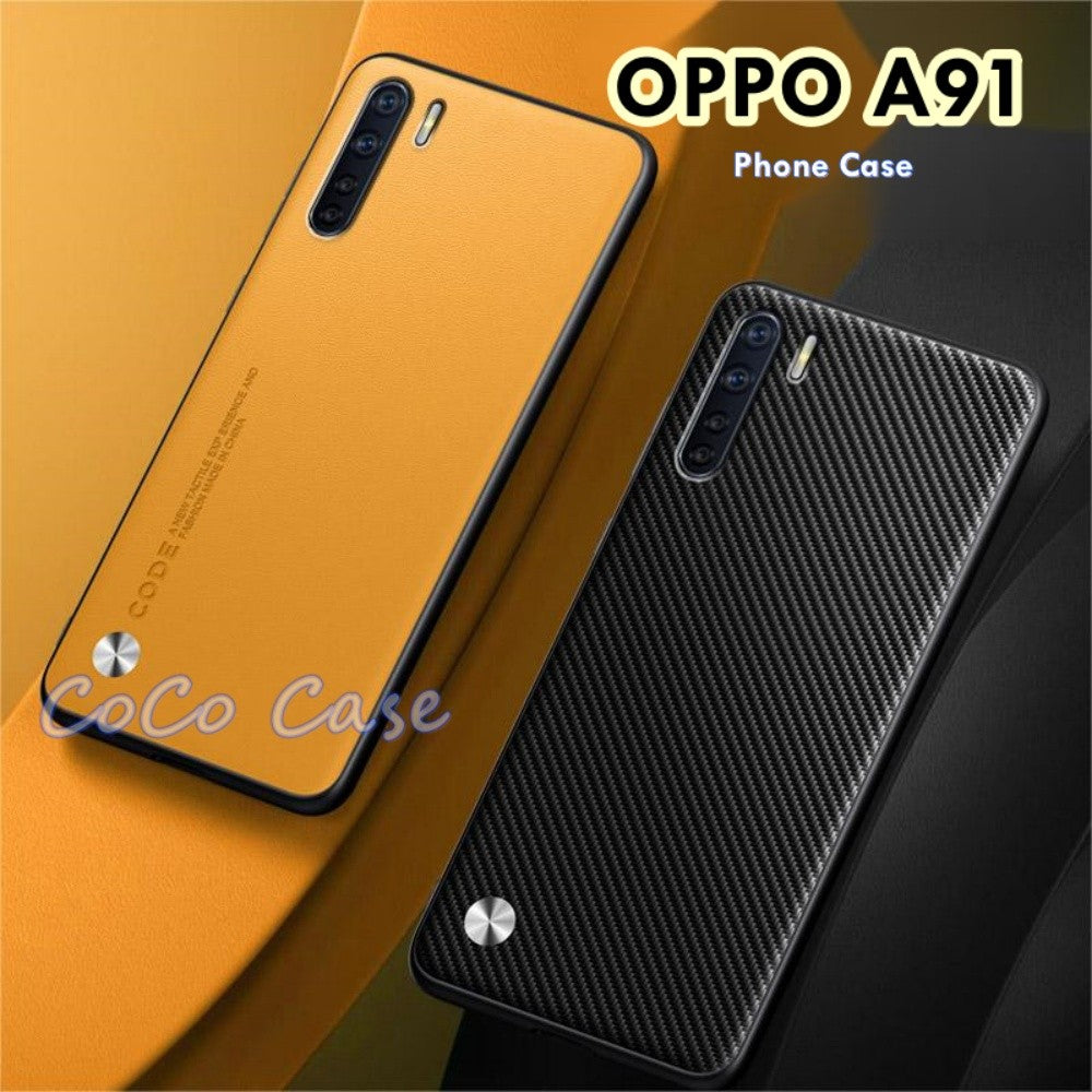 For OPPO A91 Cover Silicone Professional Full Case Classic Simple Solid Color Phone Case Cover sweatproof