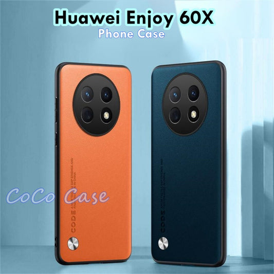 For Huawei Enjoy 60X Cover Silicone Professional Full Case Classic Simple Solid Color Phone Case Cover sweatproof