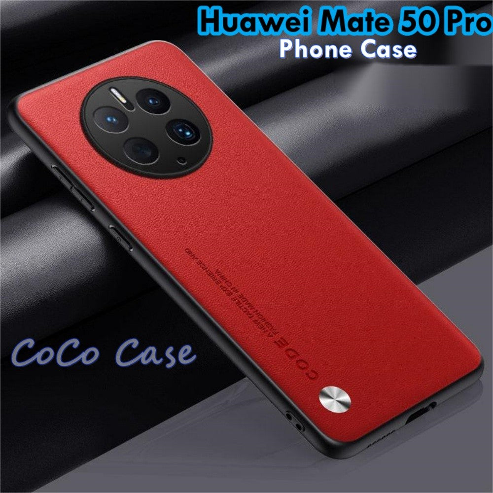 For Huawei Mate 50 Pro Cover Silicone Professional Full Case Classic Simple Solid Color Phone Case Cover sweatproof