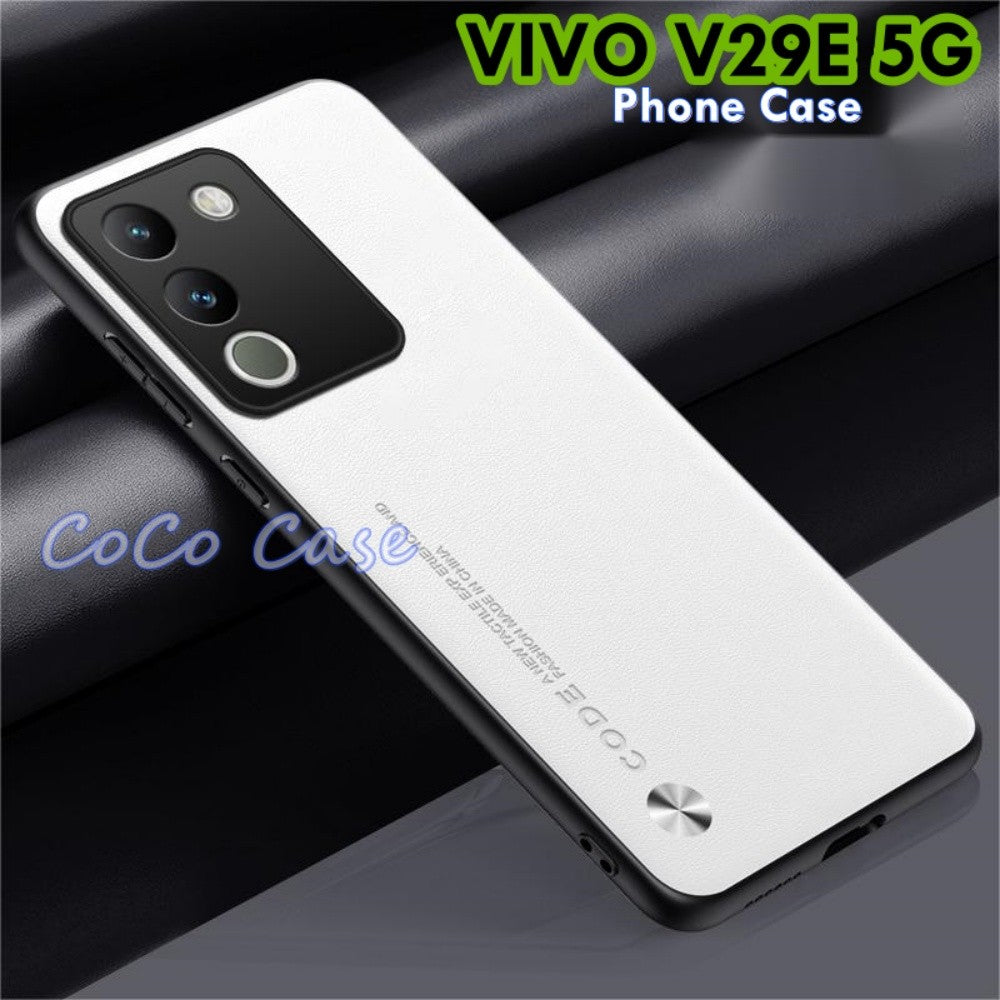 For VIVO V29E 5G Cover Silicone Professional Full Case Classic Simple Solid Color Phone Case Cover sweatproof