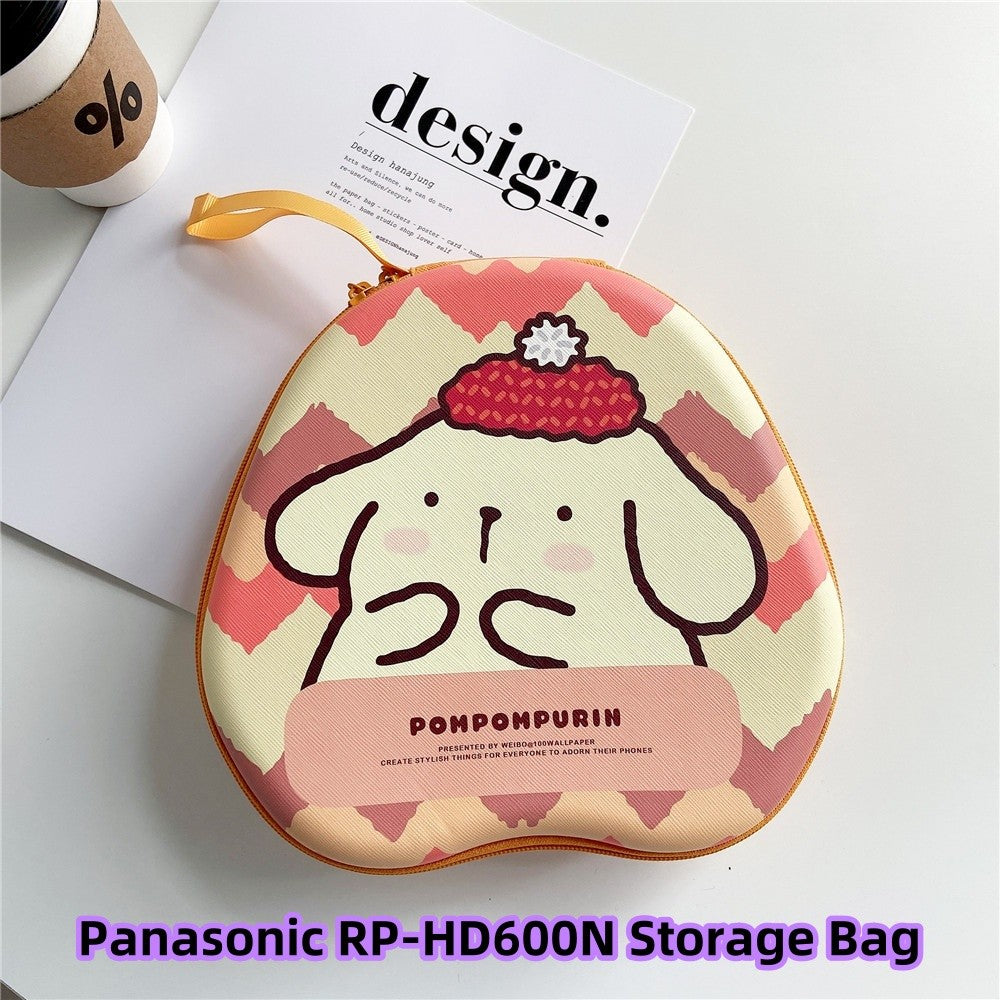 For Panasonic RP-HD600N Headphone Case Cartoon Creative Patterns Headset Earpads Storage Bag Casing Box