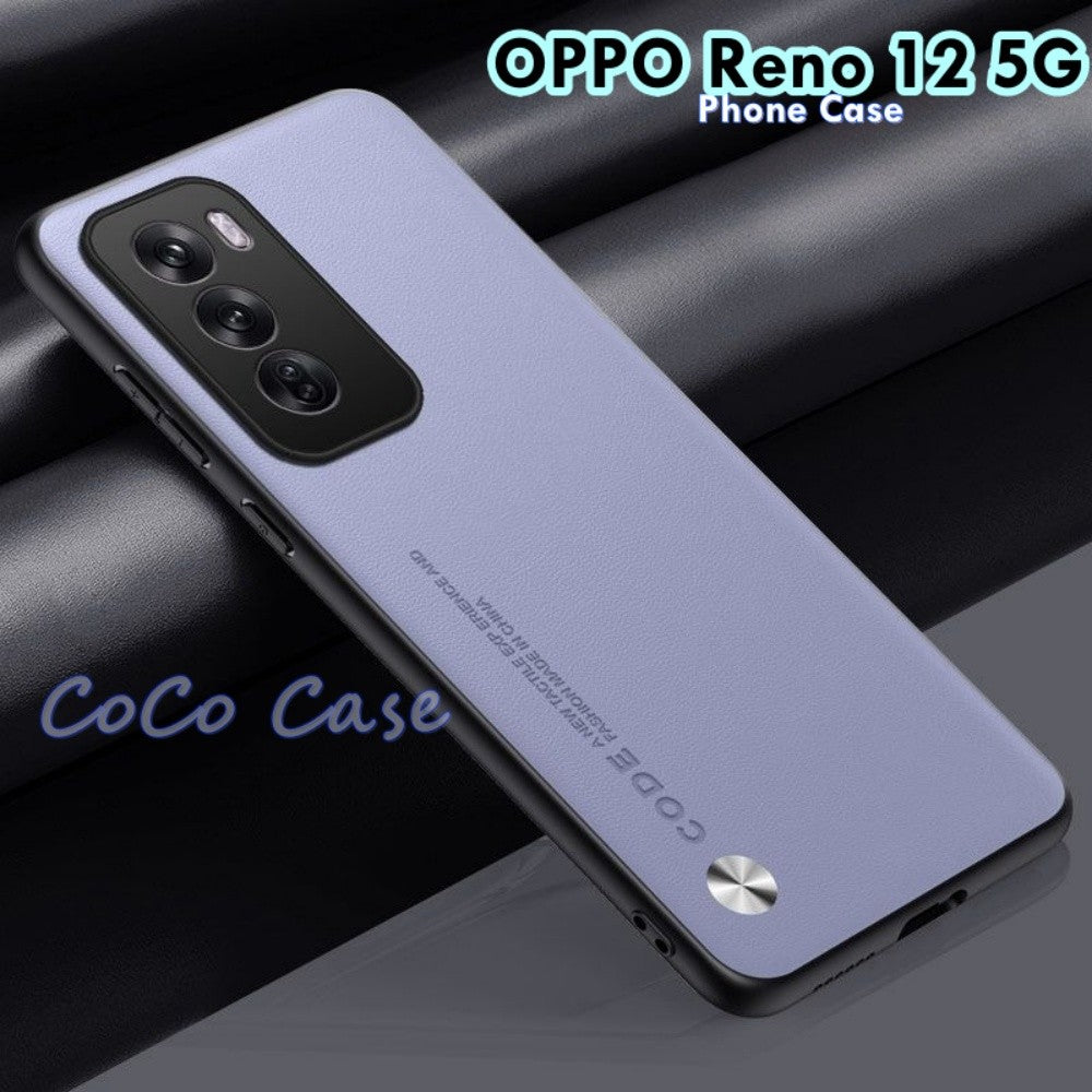 For OPPO Reno 12 5G Cover Silicone Professional Full Case Classic Simple Solid Color Phone Case Cover sweatproof