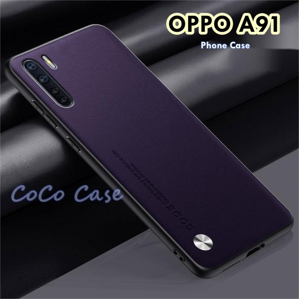 For OPPO A91 Cover Silicone Professional Full Case Classic Simple Solid Color Phone Case Cover sweatproof