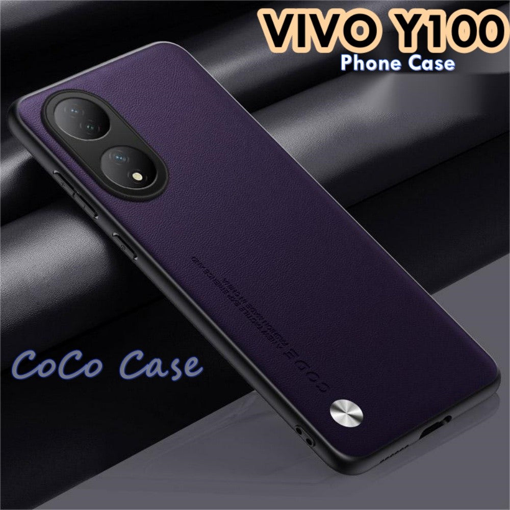 For VIVO Y100 Cover Silicone Professional Full Case Classic Simple Solid Color Phone Case Cover sweatproof