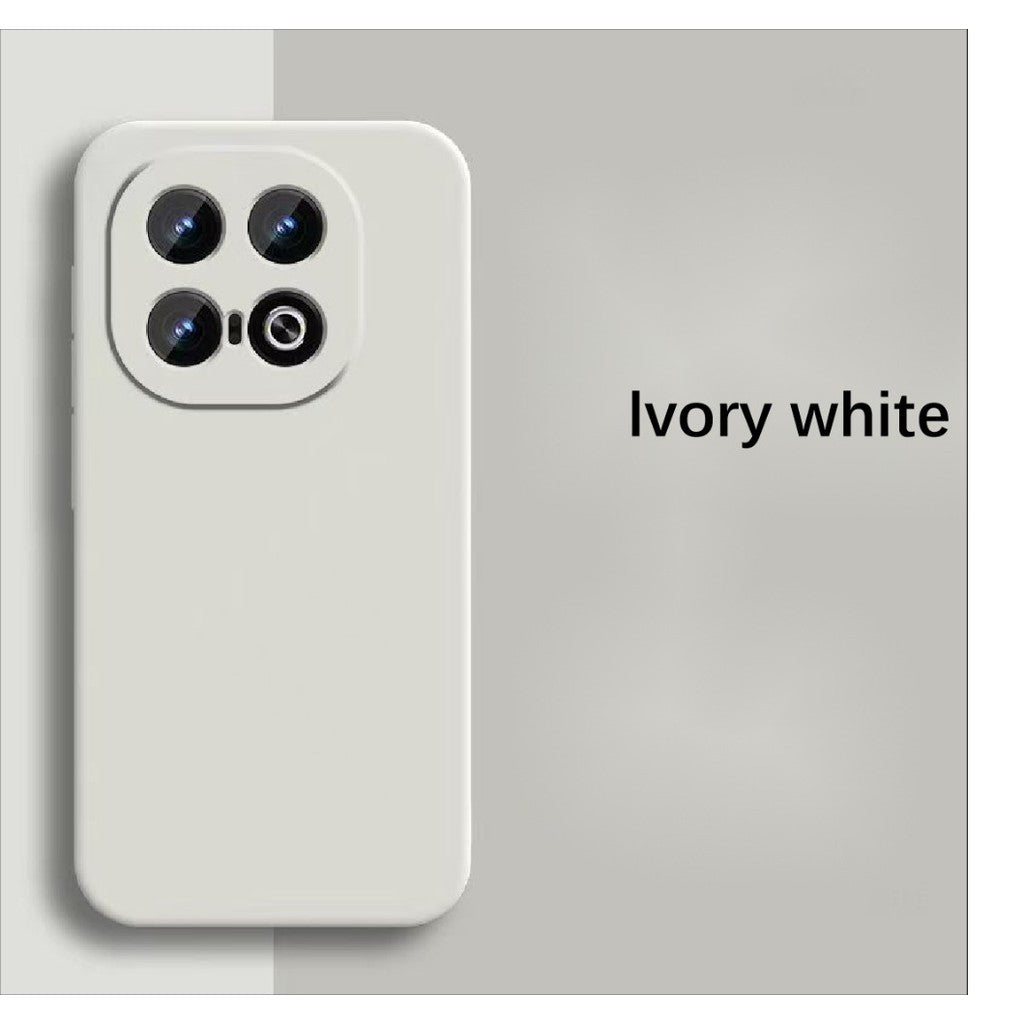 For IQOO 13 Cover Drop and wear resistant Silicone Full Case Classic Simple Solid Color Phone Case Cover