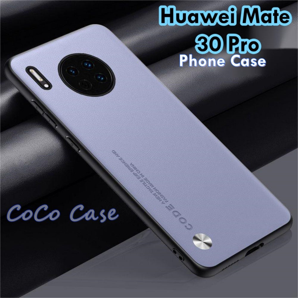 For Huawei Mate 30 Pro Cover Silicone Professional Full Case Classic Simple Solid Color Phone Case Cover sweatproof