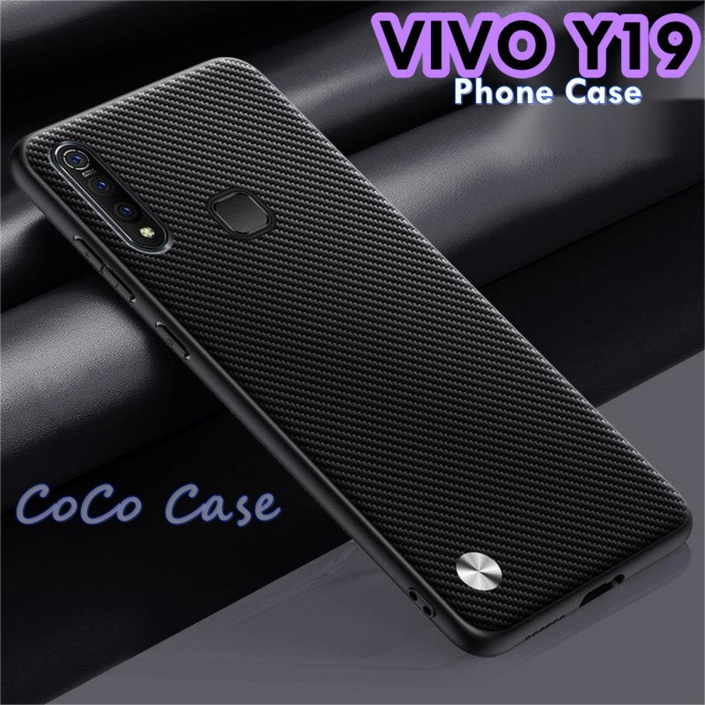 For VIVO Y19 Cover Silicone Professional Full Case Classic Simple Solid Color Phone Case Cover sweatproof