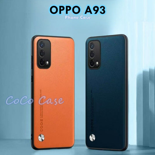 For OPPO A93 Cover Silicone Professional Full Case Classic Simple Solid Color Phone Case Cover sweatproof