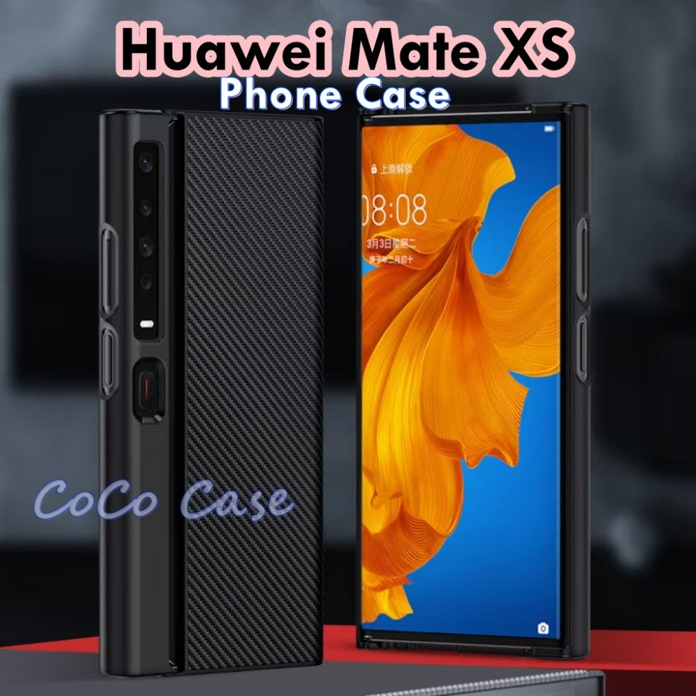 For Huawei Mate XS Cover Silicone Professional Full Case Classic Simple Solid Color Phone Case Cover sweatproof