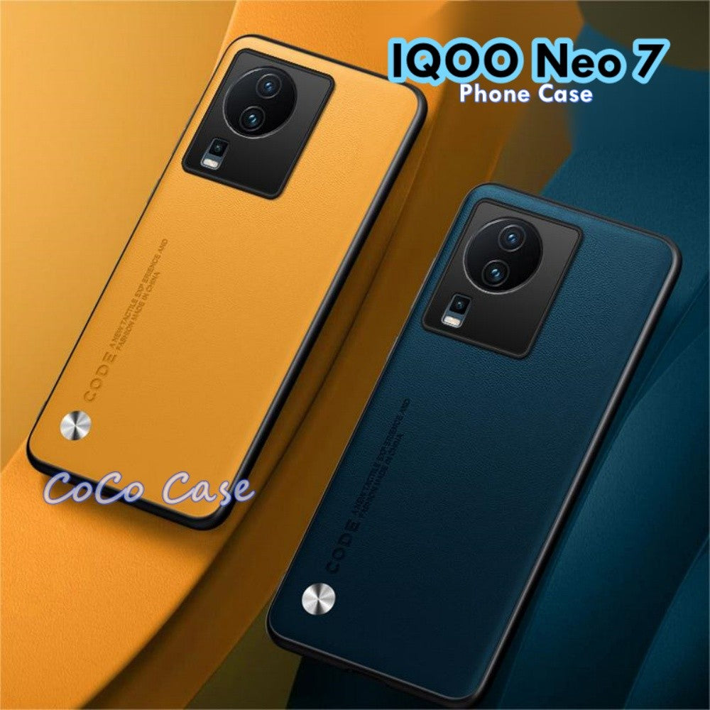For IQOO Neo 7 Cover Silicone Professional Full Case Classic Simple Solid Color Phone Case Cover sweatproof