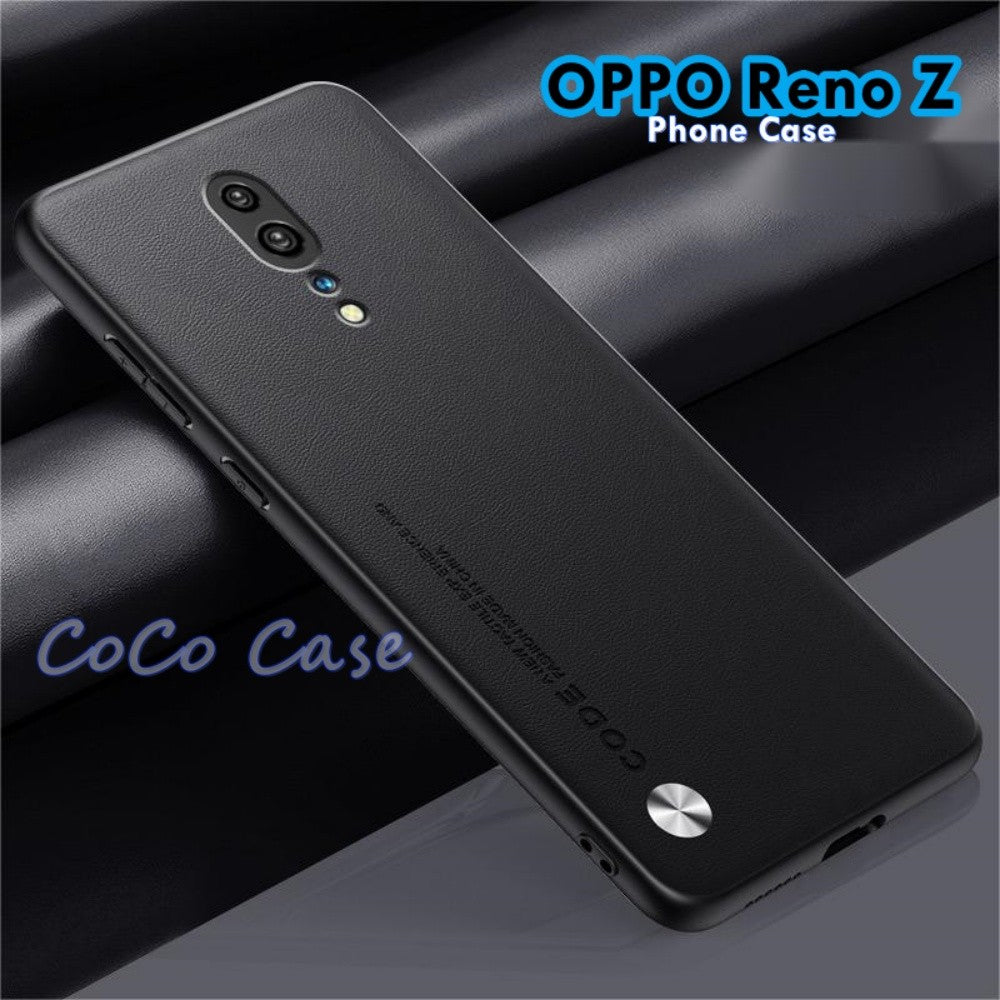 For OPPO Reno Z Cover Silicone Professional Full Case Classic Simple Solid Color Phone Case Cover sweatproof