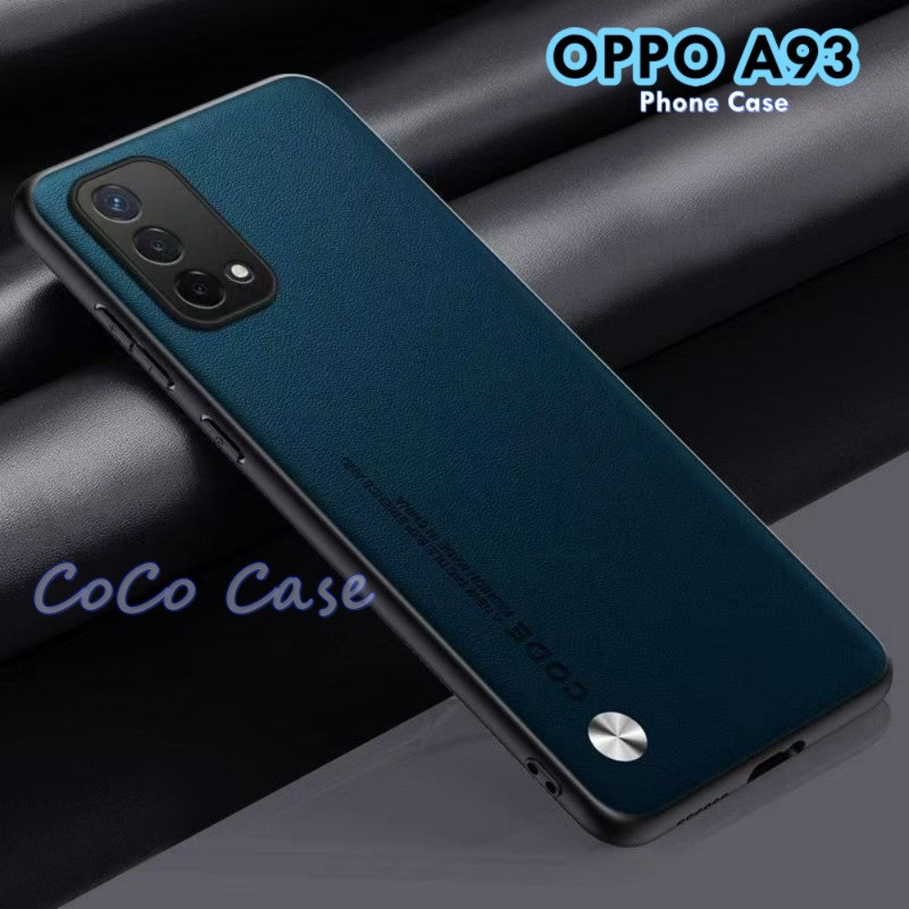 For OPPO A93 Cover Silicone Professional Full Case Classic Simple Solid Color Phone Case Cover sweatproof