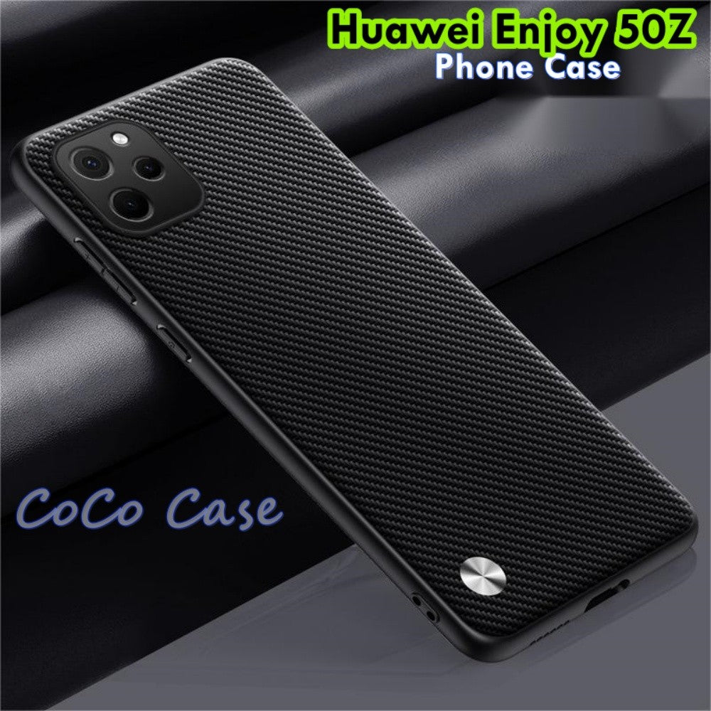 For Huawei Enjoy 50Z Cover Silicone Professional Full Case Classic Simple Solid Color Phone Case Cover sweatproof