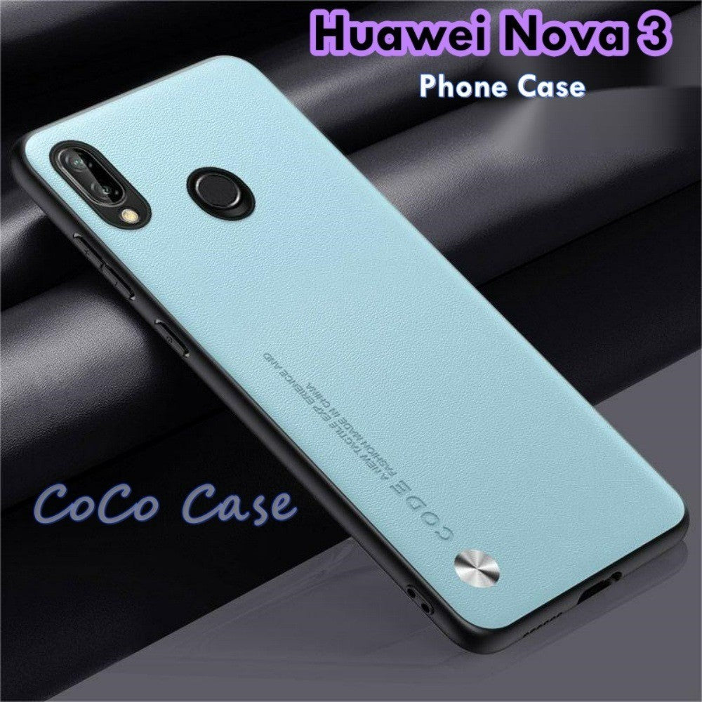 For Huawei Nova 3 Cover Silicone Professional Full Case Classic Simple Solid Color Phone Case Cover sweatproof