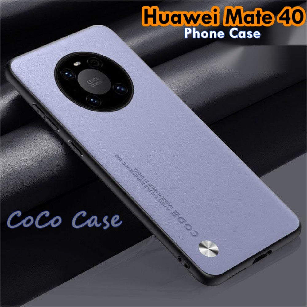 For Huawei Mate 40 Cover Silicone Professional Full Case Classic Simple Solid Color Phone Case Cover sweatproof