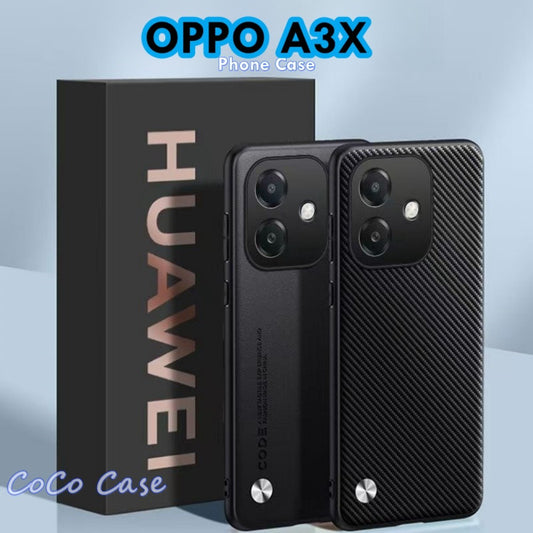 For OPPO A3X Cover Silicone Professional Full Case Classic Simple Solid Color Phone Case Cover sweatproof