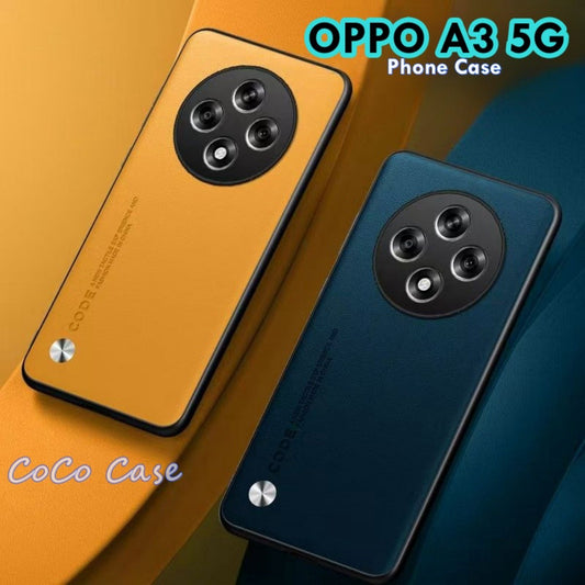 For OPPO A3 5G Cover Silicone Professional Full Case Classic Simple Solid Color Phone Case Cover sweatproof