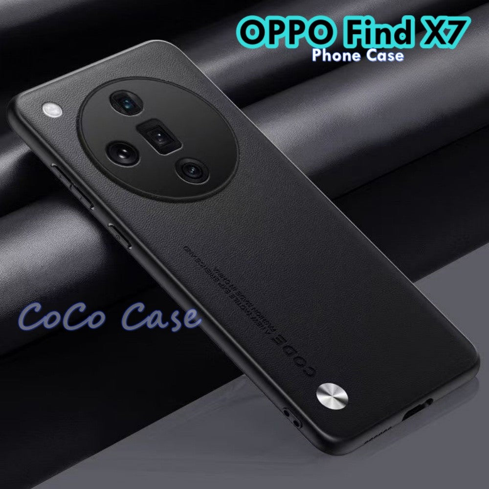 For OPPO Find X7 Cover Silicone Professional Full Case Classic Simple Solid Color Phone Case Cover sweatproof