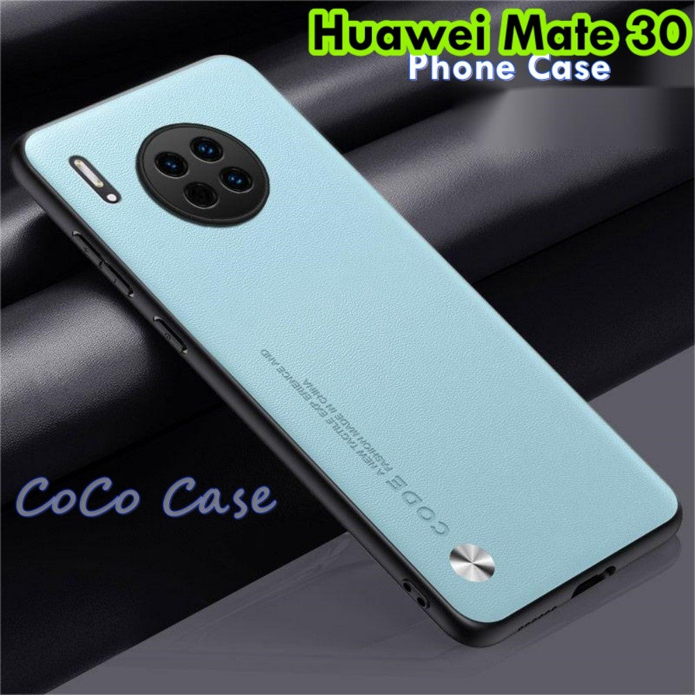 For Huawei Mate 30 Cover Silicone Professional Full Case Classic Simple Solid Color Phone Case Cover sweatproof